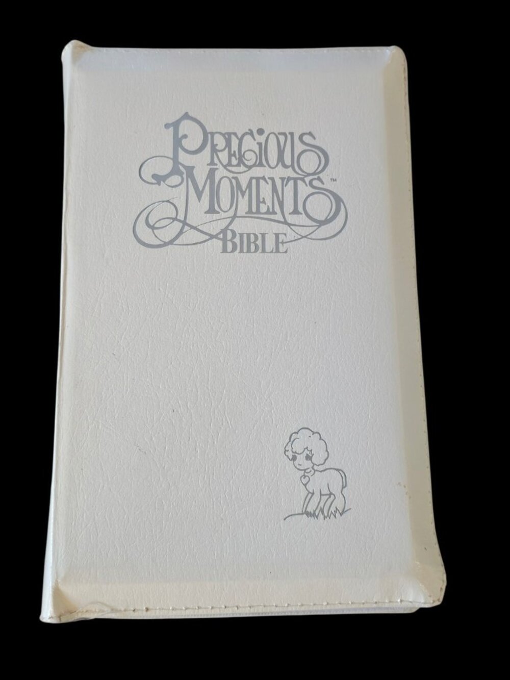 Vintage Precious Moments Bible NKJV Thomas Nelson 274ZW White Zippered Cover '85